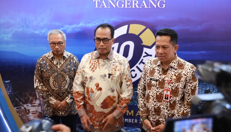 Pj Bupati Tangerang Andi Ony Bersama Menhub Resmikan 10 Minute City, Inovasi konektivitas Pemukiman dan Investasi di Kawasan Kota Satelit