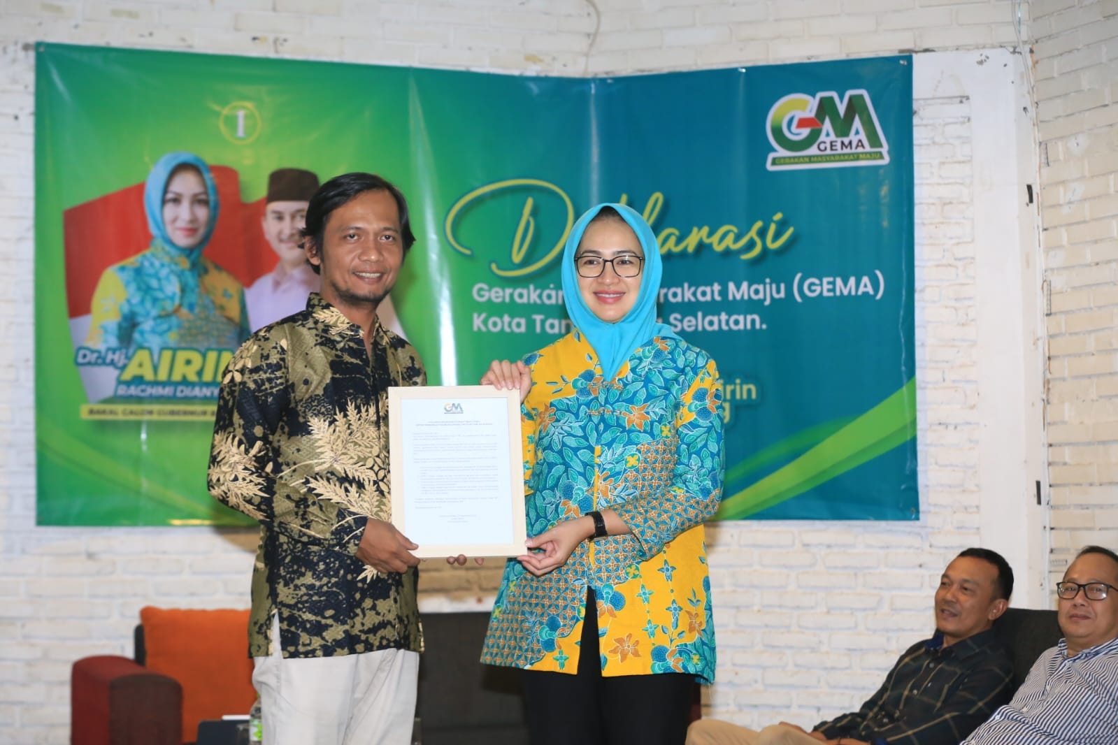 Aktivis Muda Tangsel Deklarasikan Dukungan Untuk Airin-Ade di Pilkada Banten