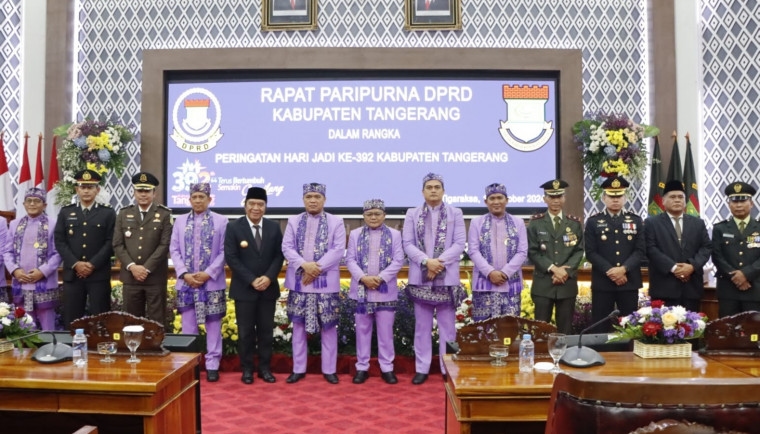 Sidang Paripurna Istimewa HUT Ke-392 Kabupaten Tangerang di Gedung DPRD, Andi Ony: Pemkab Komitmen Pembangunan dan Kesejahteraan Sosial