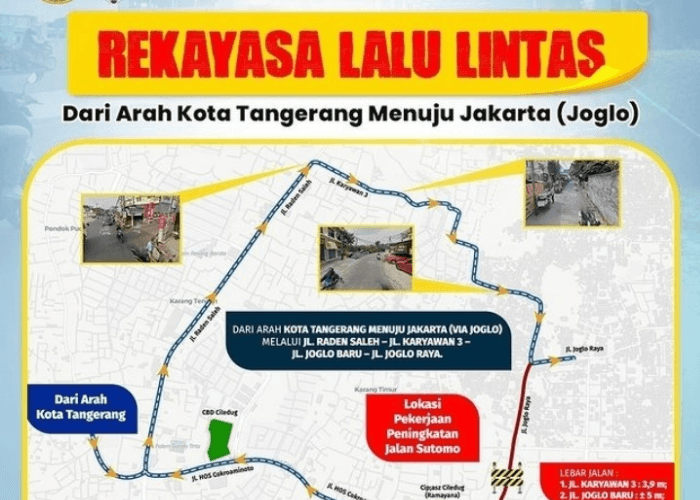 Skema Rekayasa Lalin Dishub Kota Tangerang Menyesatkan Pengendara, Kemacetan Makin Parah!