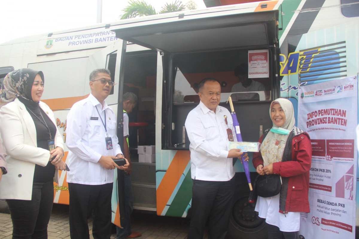 Pemprov Banten Gelar Program Pemutihan Denda Pajak dan Bebas Bea Balik Nama Kendaraan Bermotor Hingga Akhir Tahun 2024