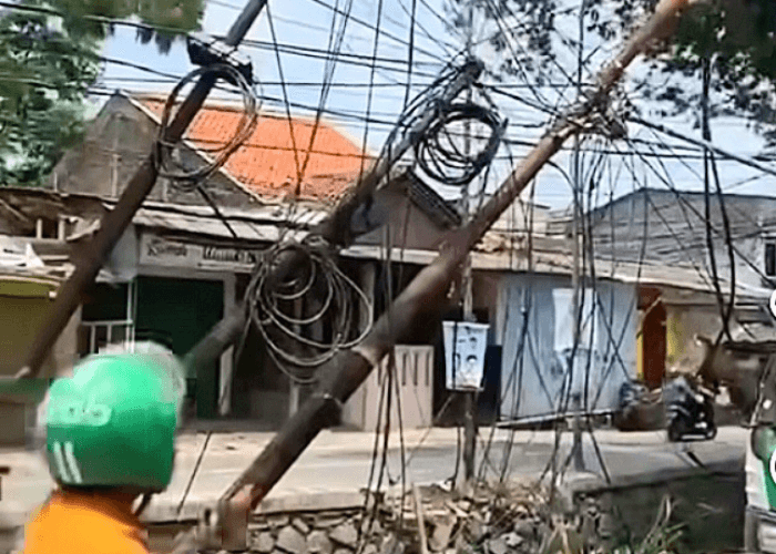 Kota Tangerang Dikepung Kabel Semrawut, Pemkot Nunggu Korban?