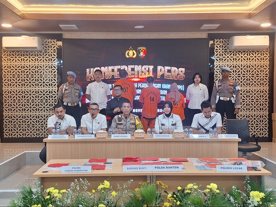 Polda Banten Ungkap Tiga Kasus Tindak Pidana Penjualan Orang
