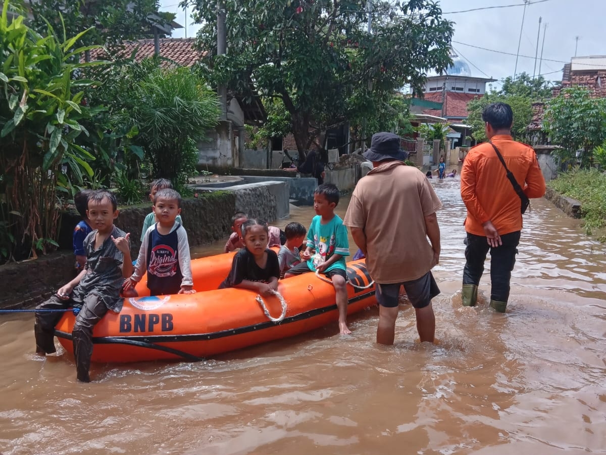 Ini Daftar Empat Kecamatan Yang Terdampak Banjir di Kabupaten Serang