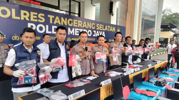 Polres Tangsel Bongkar Jaringan Judi Online Internasional