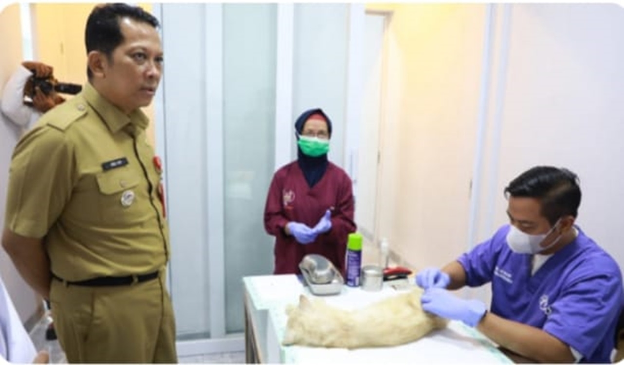 Pj Bupati Apresiasi Dinas Pertanian, Sekaligus Resmikan Klinik Hewan Milik Pemkab Tangerang
