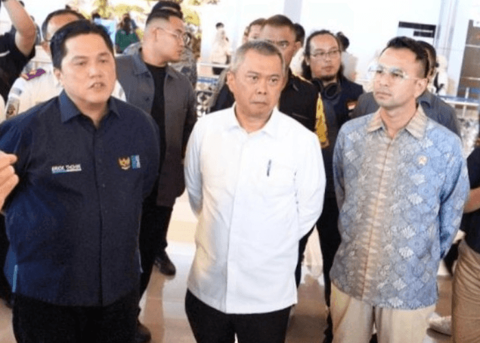 Ditemani Raffi Ahmad, Erick Thohir Diminta Prabowo Cek Harga Tiket di Bandara Soetta