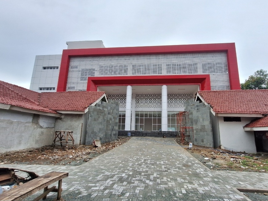 Pembangunan Gedung Bank Banten di Jalan Veteran Terhambat, Target Tak Tepat Waktu