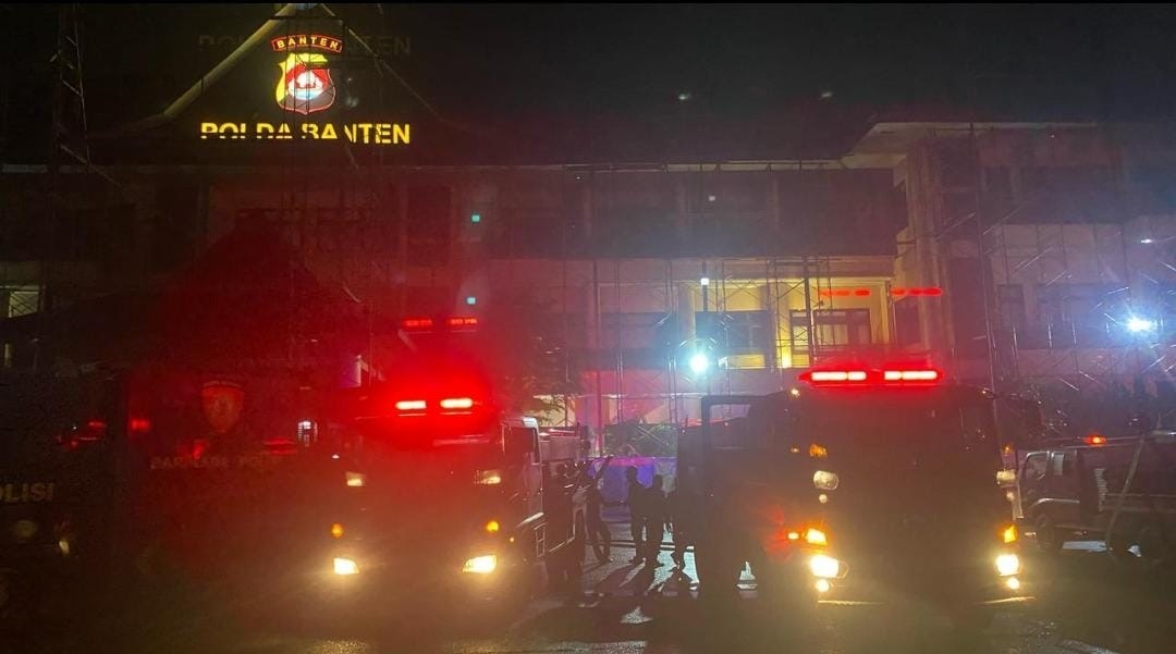 Kebakaran Lantai 3 Gedung Polda Banten Masih Misterius