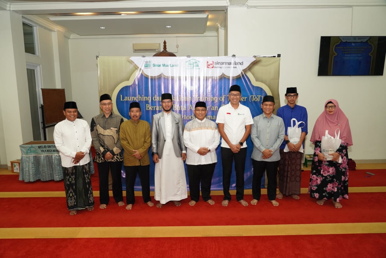 Yayasan Muslim Sinar Mas Land Gelar Pelatihan Guru Ngaji Dalam Program Berantas Buta Al-Qur’an di Kota Wisata Cibubur