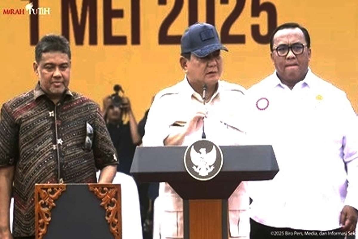 Pidato Prabowo Subianto di May Day: Janji Berantas Kemiskinan dan Ungkap 'Maling' Kekayaan Negara