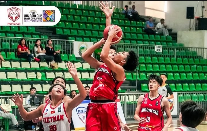 Timnas Basket U-16 Indonesia Libas Vietnam, Tiket FIBA Asia Cup di Tangan
