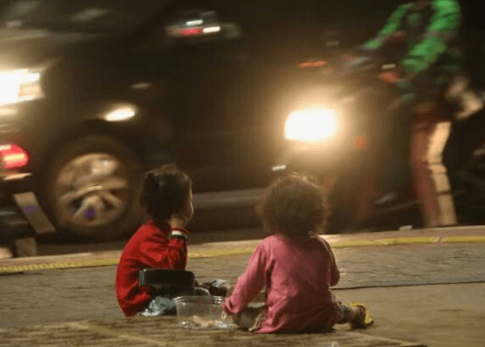Hari Anak Nasional di Kota Tangerang, Banyak Pelajar Dibawah Umur Dibiarkan Cari Uang Hingga Malam