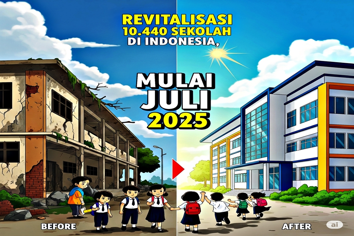 REVOLUSI PENDIDIKAN DIMULAI! 10.440 Sekolah di Seluruh Indonesia Siap Direvitalisasi Juli 2025: Mendikdasmen Bongkar Angka, Bisa Melonjak Drastis!