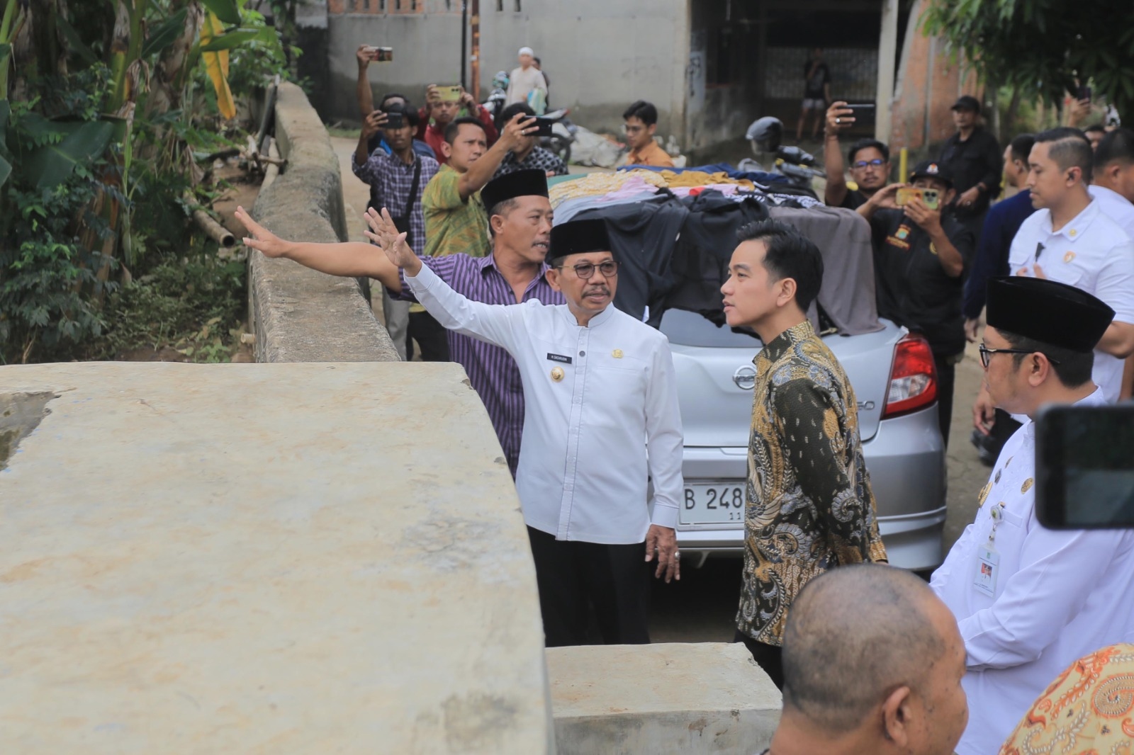Wapres Gibran Meninjau Lokasi Banjir Kota Tangerang, Sachrudin : Semoga Ada Percepatan Solusi Kali Angke