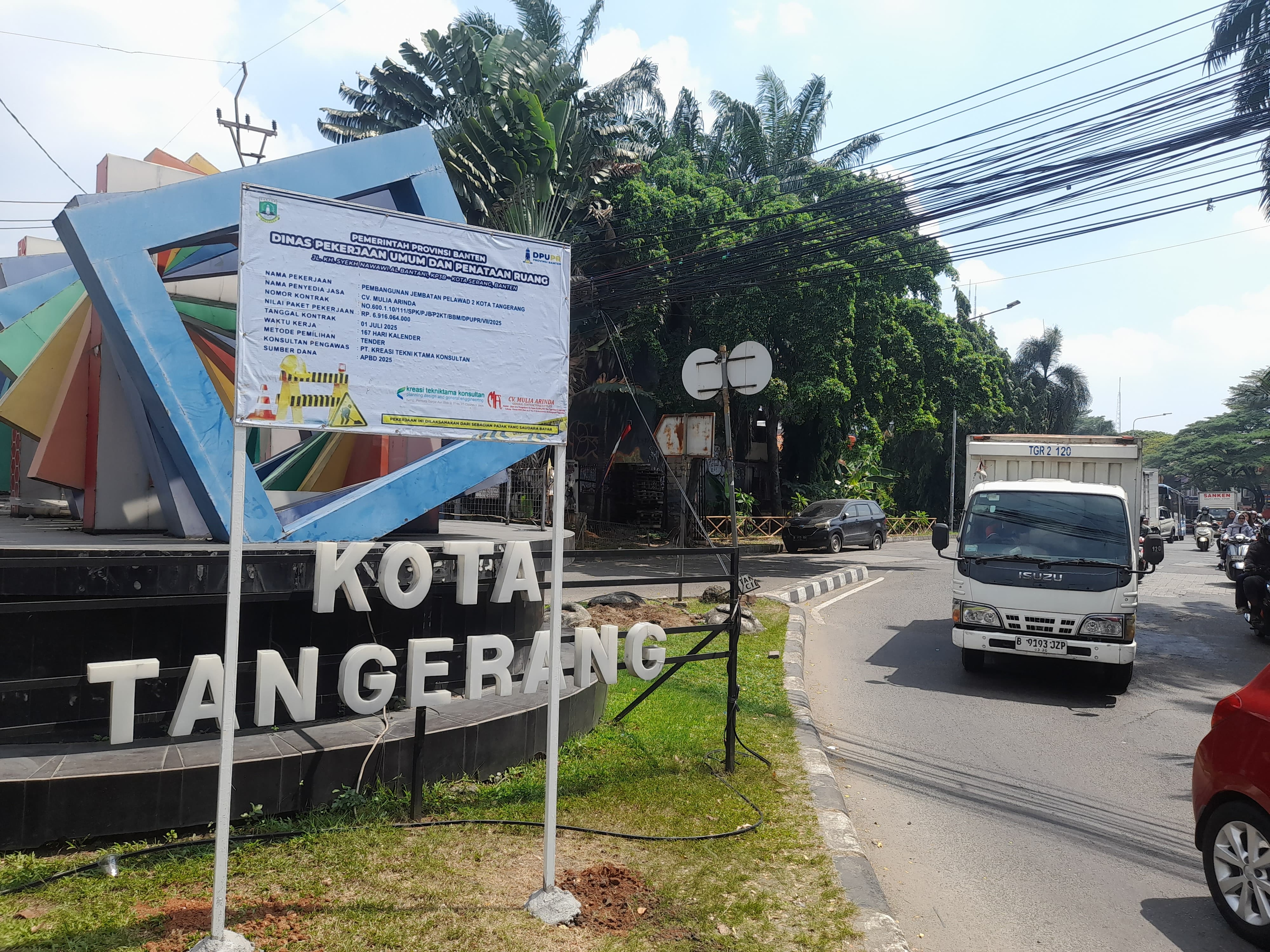 Profesionalisme Dalam Proyek Jembatan Plawad 2 Kota Tangerang Diragukan