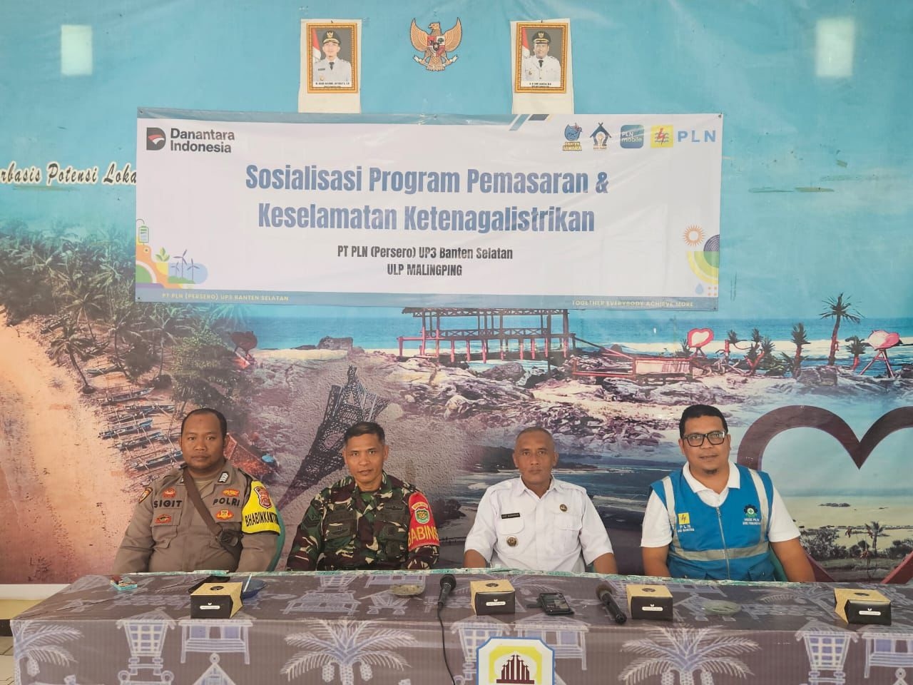 Gerak Cepat Dengan Aparat Penegak Hukum, Manager PLN ULP Malingping Aktif Berkoordinasi