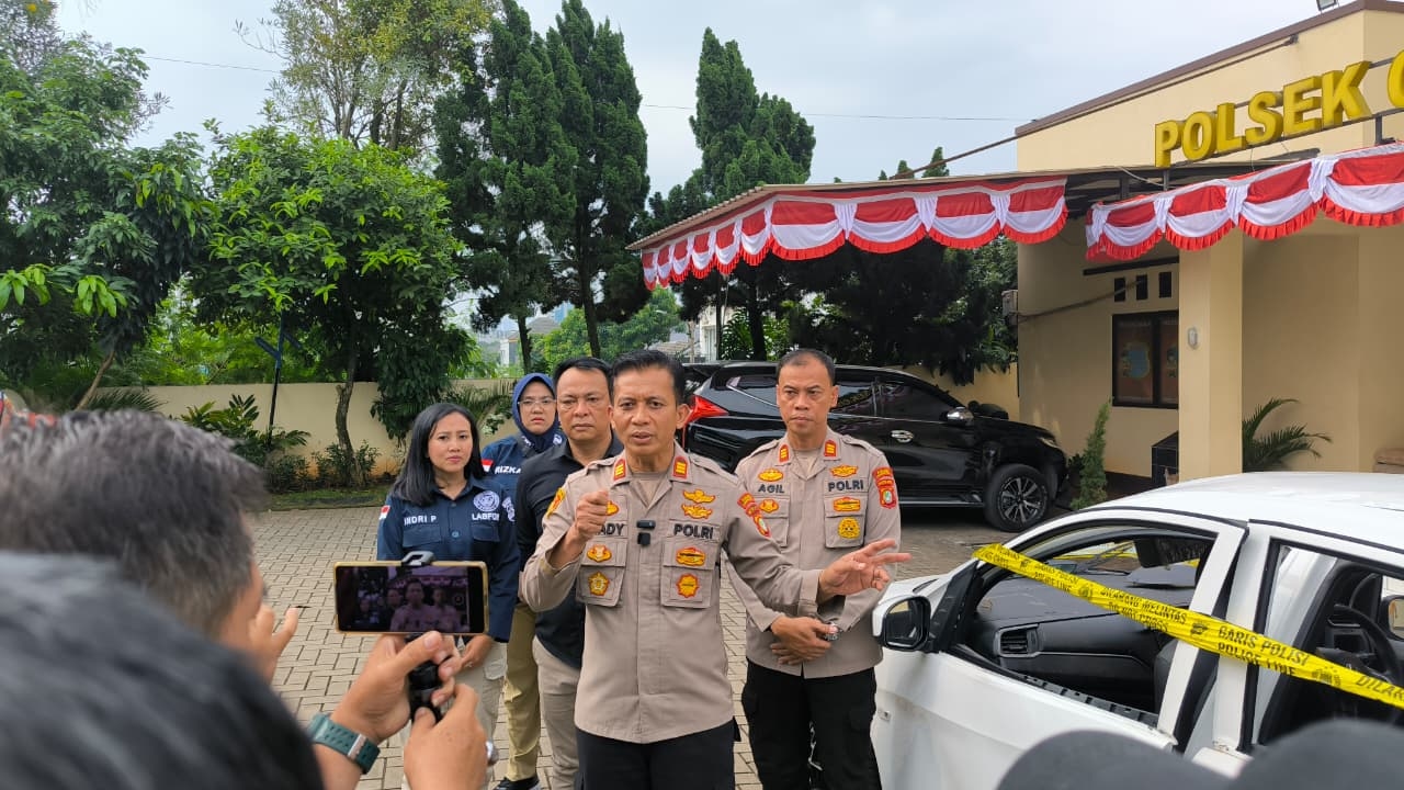 Polsek Cisauk Ungkap Penyebab Ledakan Mobil di Suradita, Gas Pembersih AC Picu Ledakan