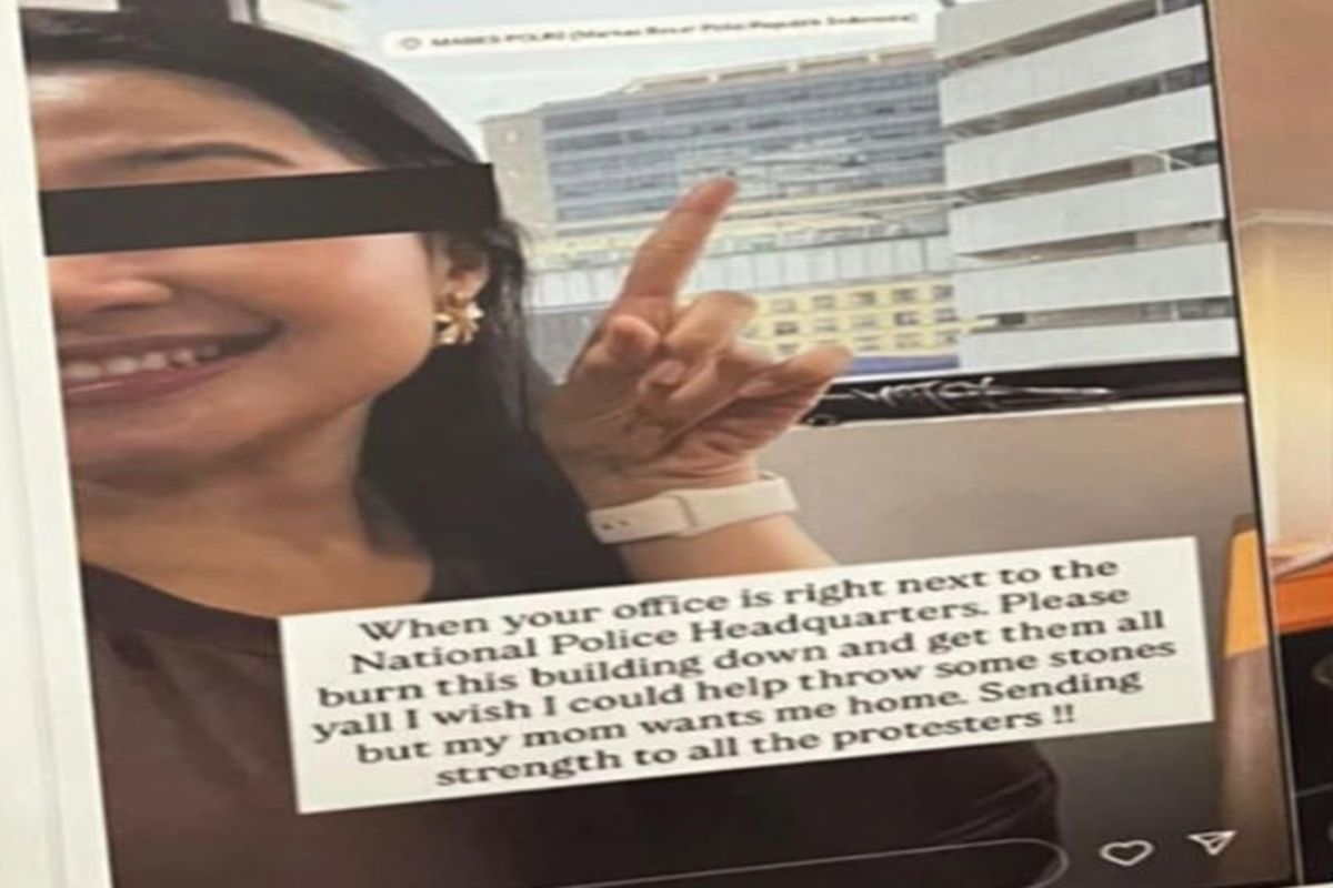 Viral! Postingan Instagram Laras Faizati yang Mengajak Bakar Mabes Polri Berujung Penjara, Begini bunyinya