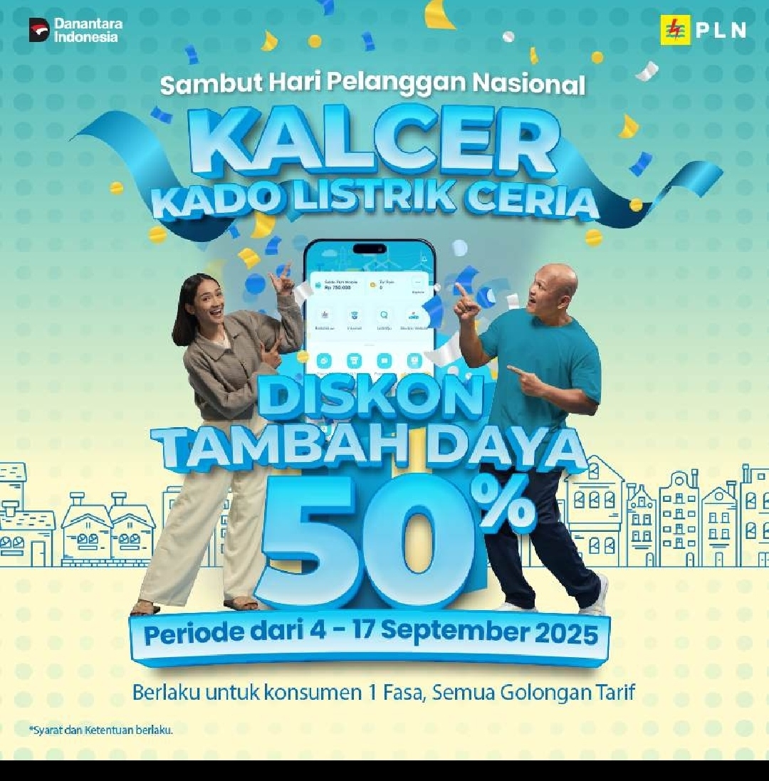 Bikin Kaget! Diskon 50 Prosen Tambah Daya PLN Bulan September, Jangan Sampai Ketinggalan, Ini Prosedurnya!
