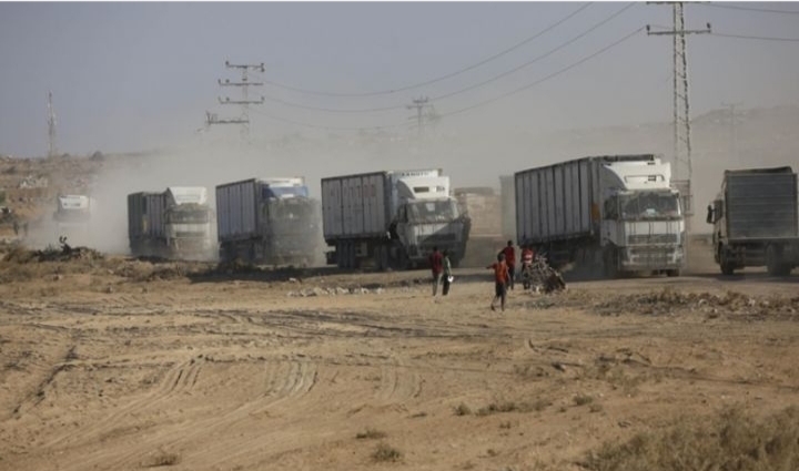 653 Truk Bantuan Kemanusiaan Mengalir Pasca-Gencatan Senjata di Gaza