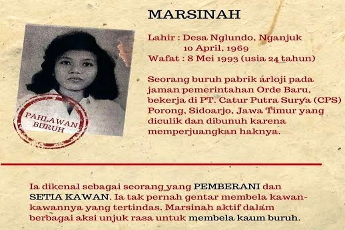 JEJAK DARAH 'Marsinah' Terbayar Tuntas: Pahlawan Buruh Diakui Bersama Jenderal Besar!