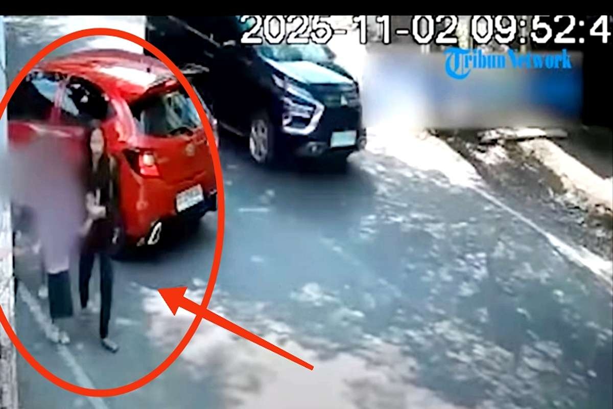 DRAMATIS! Detik-detik Penculik Bilqis Gandeng Dua Anak Kandung Sendiri di CCTV, Dalih Licik Demi Kelabuhi Korban