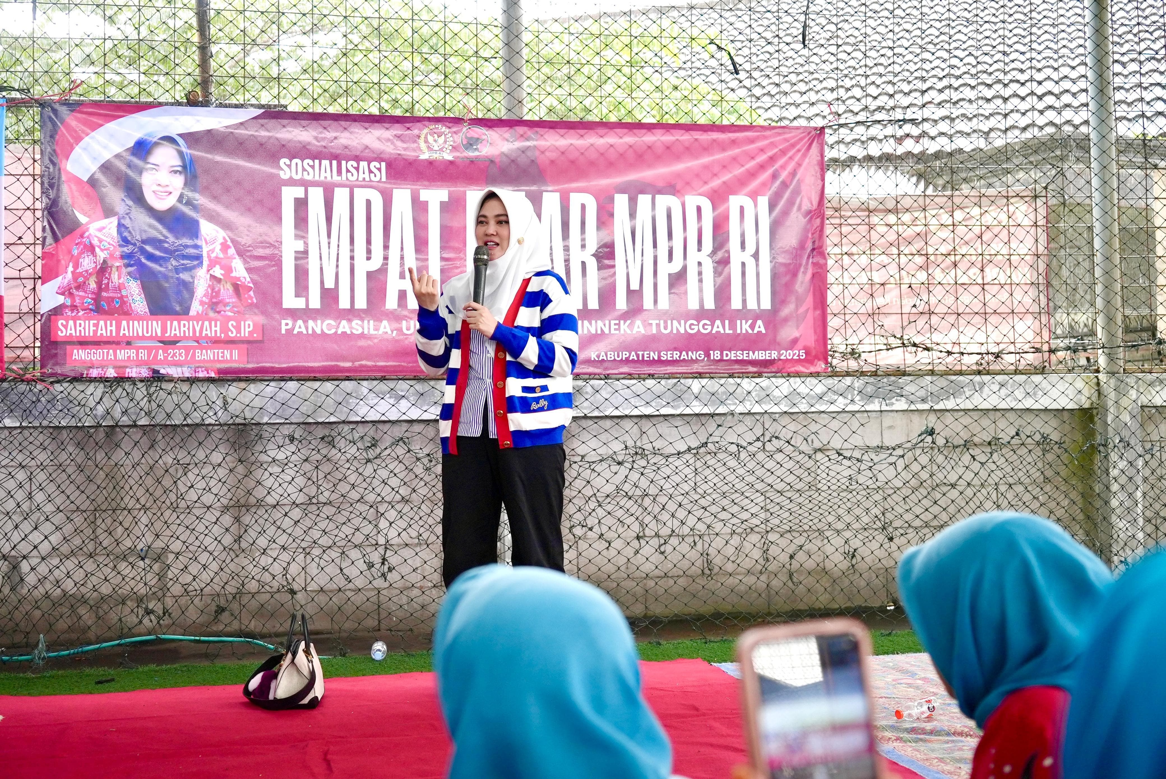 Sarifah Ainun Ajak Ibu-Ibu di Cikande Amalkan Nilai Empat Pilar Kebangsaan
