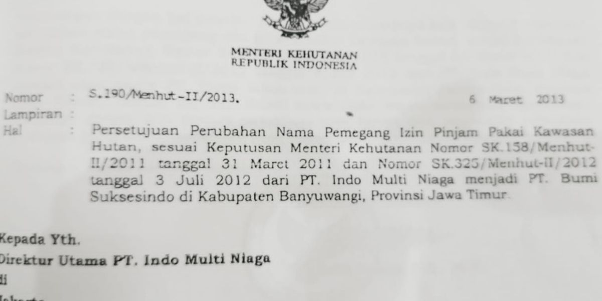 Terkuak Dugaan Kejanggalan Izin Tambang Emas Tumpang Pitu Bikin Heboh, Nama Perusahaan Diubah Diam-diam?